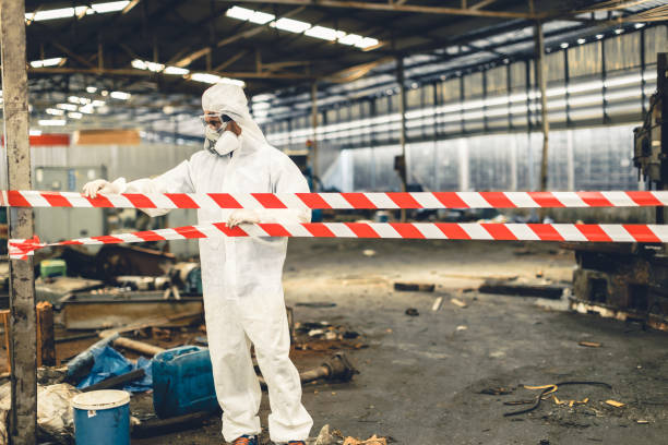 Professional Hoarding Cleanup technician working in Jessup, MD